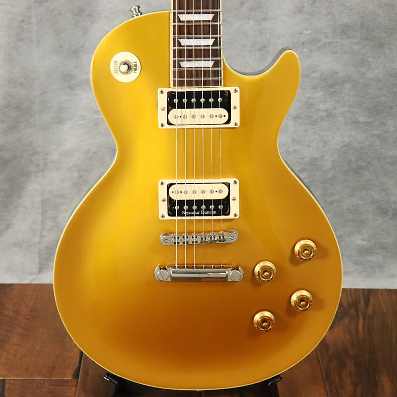 EDWARDS E-LP-STD Gold Top Les Paul type Electric Guitar Made