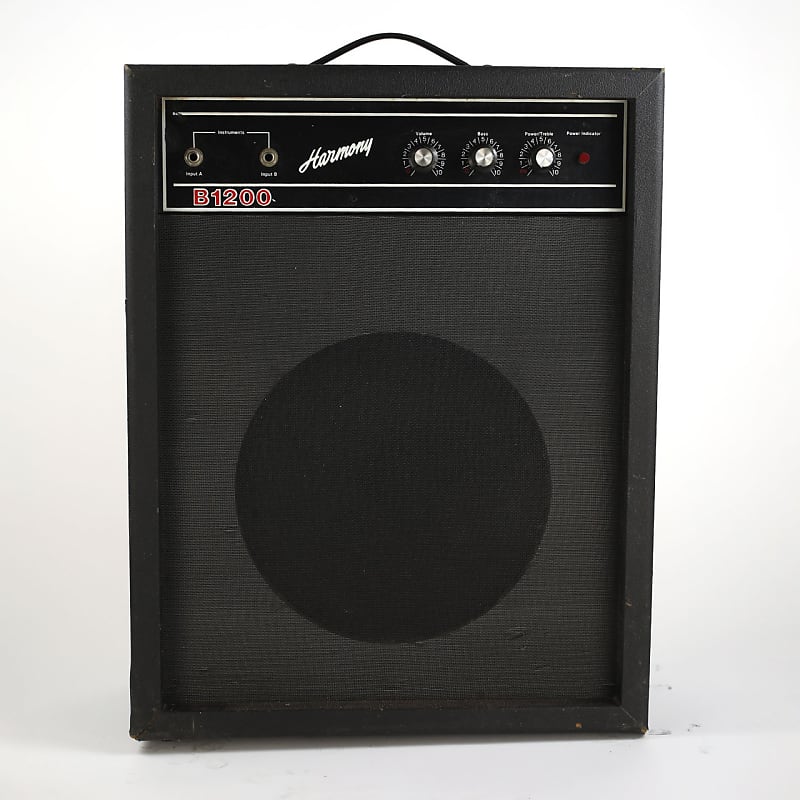 Harmony B1200 Bass Amplifier Made in USA Reverb