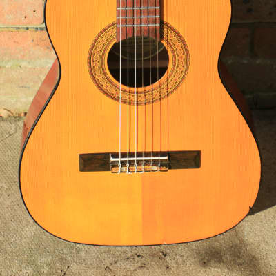 GREAT ANGELICA FAN-BRACED GUITAR Made In Korea VINTAGE EXCELLENT CONDITION Classical ACOUSTIC GUITAR image 9