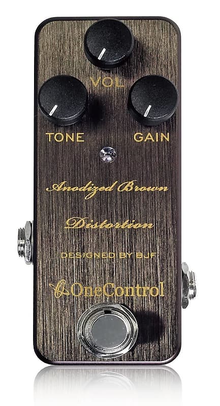 One Control BJF Designed Anodized Brown Distortion pedal image 1