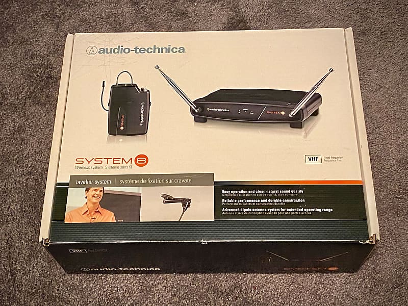 Audio Technica ATW 801 L System 8 VHF Wireless Lavalier Microphone