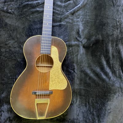 Vintage 30s 1st National Institute Allied Arts Lap Acoustic w/ Geib Soft Shell Martin Gibson case image 3