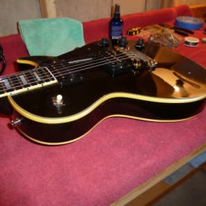 Vintage Gibson Les Paul Custom 1971 Black image 13