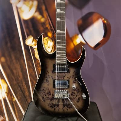 Ibanez GRG220PA1-BKB GiO E-Guitar 6-String, Transparent Brown Black Burst image 7