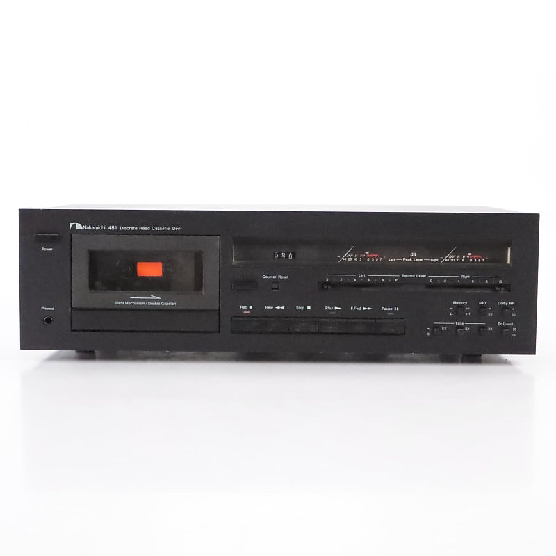 Nakamichi 481 3 Head Cassette Deck! Mint & Cool! Need Repair