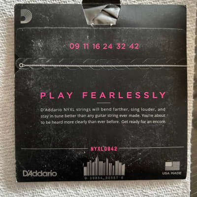 D'Addario NYXL0942 Super Light 09-42 NYXL Electric Guitar Strings - 3 Packs image 2