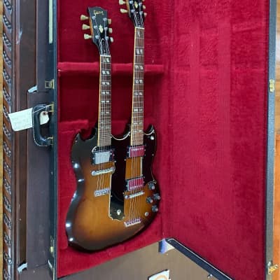 Gibson EMS 1235 mandolin/6string doubleneck  1966 Tobacco sunburst image 1