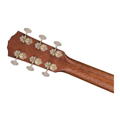 Fender PS-220E Parlor 6-String Acoustic Guitar (3-Tone Vintage Sunburst) image 4