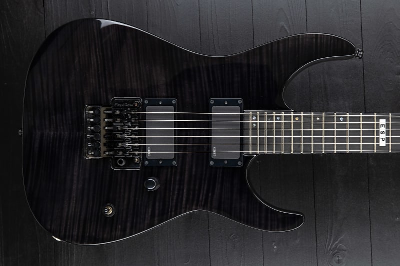 ESP E-II M-II FM STBLK - See Thru Black