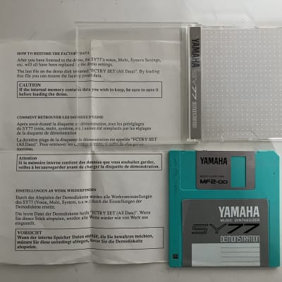 Yamaha SY77 Demonstration disk