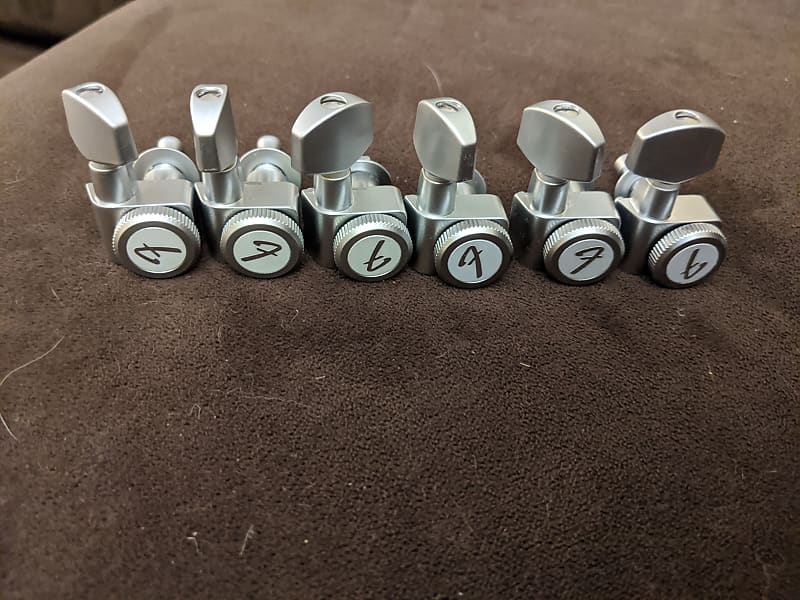 Fender Locking Tuner 2018 Brushed Chrome Reverb