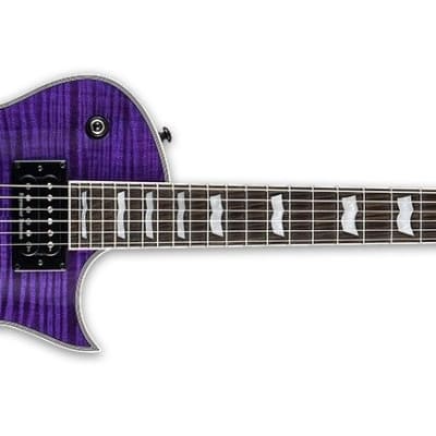 2000 ESP Forest-GT Electric Guitar See Thru Purple Japan w