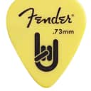 Fender 351 Delrin Medium 0.73mm Yellow Picks (12-Pack)