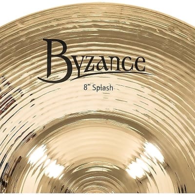 Meinl Byzance Brilliant B8S-B 8" Splash Cymbal (w/ Video Demo) image 6