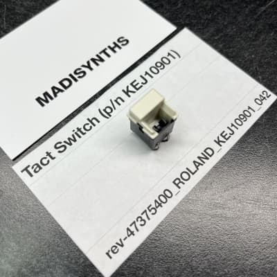 ORIGINAL Roland Replacement Push/Tact Switch (KEJ10901) for Juno-60, JSQ-60, MSQ-100, EP-6060, EP-11, etc image 1