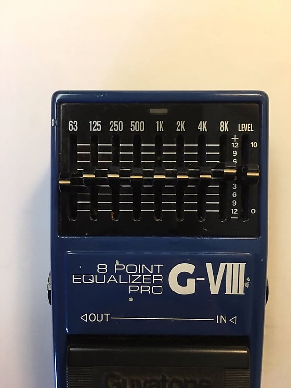 Guyatone PS-036 G-VIII 8-Point Equalizer Pro Rare Vintage