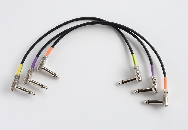 3 pack JS 12 in.patch cables:Mogami 2314 and SP400 plugs image 1