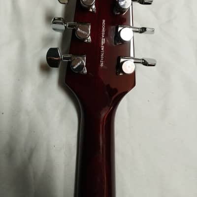 Hamer Sunburst Archtop electric guitar - Dark Cherry Burst NEW w/ Hard Case image 7