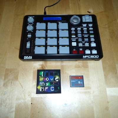 Fully Serviced Akai MPC 500 128MB RAM 8GB CF Card Drum Kits & AC Power Adapter image 3