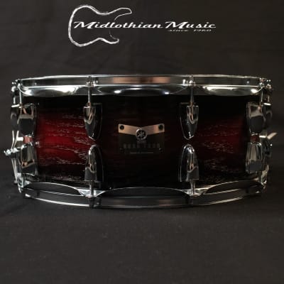 Yamaha Rock Tour Snare Drum - 14" x 5.5" - Red Burst Finish USED image 1