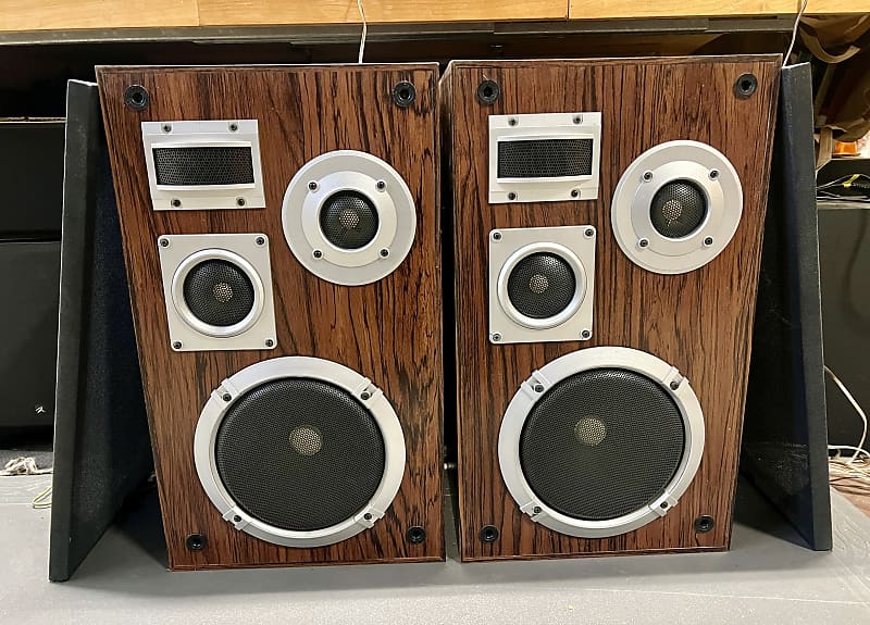 Vintage MCS Model 683-8223 3-Way Bass Reflex Speakers; Tested image 1