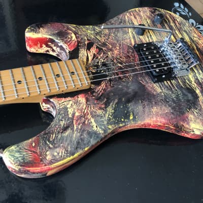 Peavey Tracer with one of a kind paint job and upgrades galore image 10