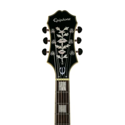 Epiphone Emperor Swingster Hollowbody Electric Guitar, RW FB, Sunrise Orange (NOS), 18012302990 image 8
