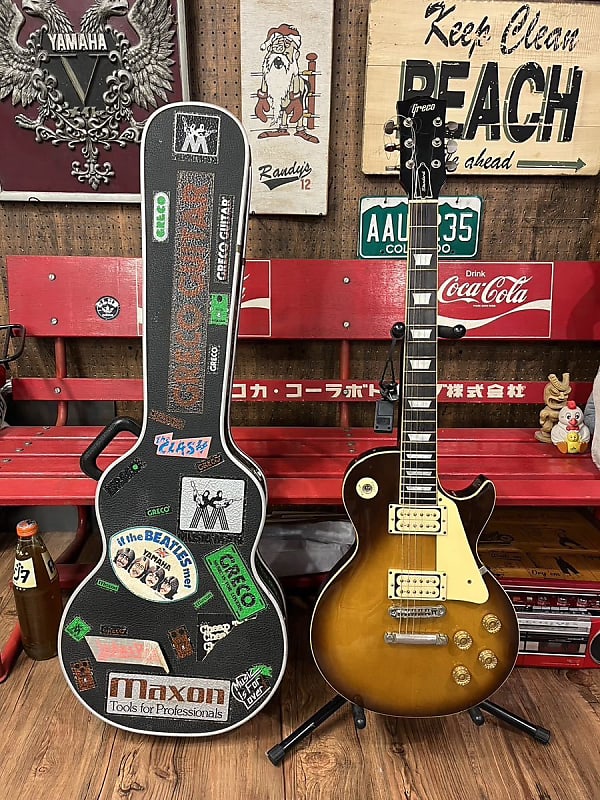 Greco レスポールタイプ エレキギター EG-800 1979年 Greco EG800 Black Les Paul Custom type 1979 Made in Japan