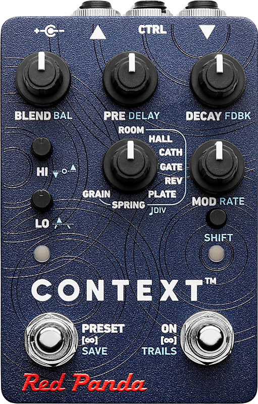 Red Panda Context V2 Reverb Effects Pedal image 1