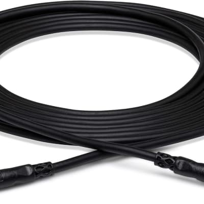 Hosa CMM-110 3.5 mm TRS to 3.5 mm TRS Stereo Interconnect Cable, 10 Feet , Black image 1