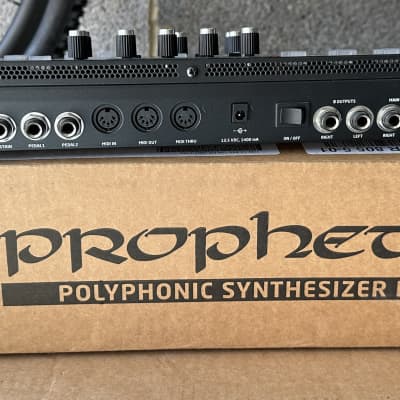 Dave Smith Instruments Prophet 12 Desktop 12-Voice Polyphonic Synthesizer 2014 - Present - Black with Wood Sides image 4