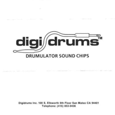 EMU Drumulator Rare Digidrums Rock Kit Eprom Set For 8-Bit Digital Drum Machine Rom