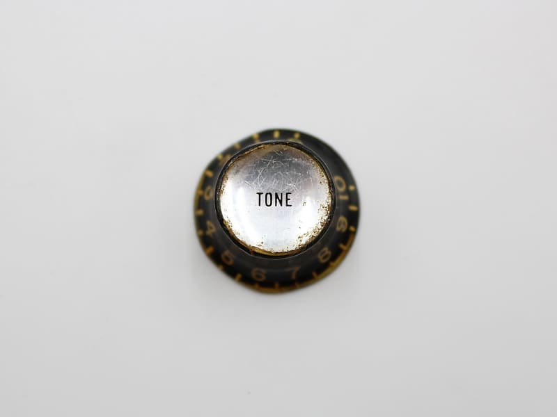 1960s-1970s Vintage Gibson Reflector Tone Knob EB-0/SG/Les Paul Custom image 1