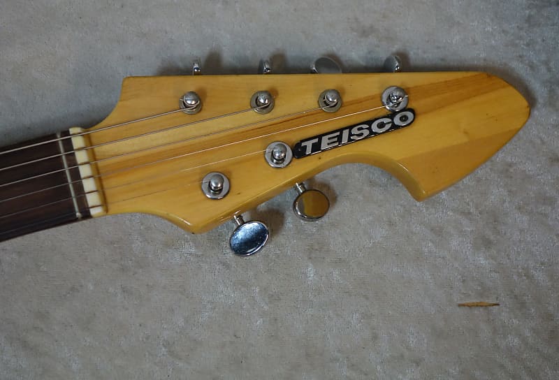 Vintage Teisco Spectrum 22 electric guitar in red finish MIJ | Reverb