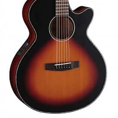 Cort SFX Series SFX-E Acoustic/Electric Guitar, 3 Tone Satin Sunburst, Free Shipping image 2