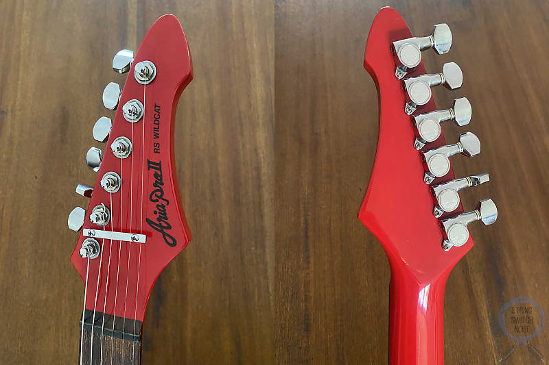Aria Pro II Guitar, RS Wildcat, HSS SUPER STRAT, Red, MIJ