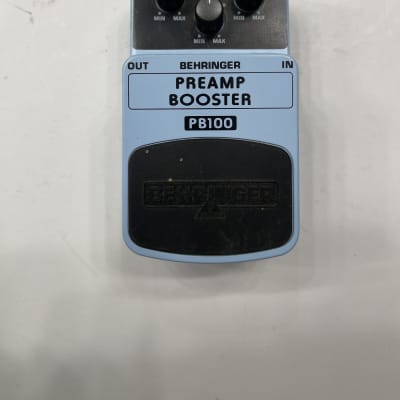Behringer PB100 Preamp Booster Boost Rare Guitar Effect Pedal for sale