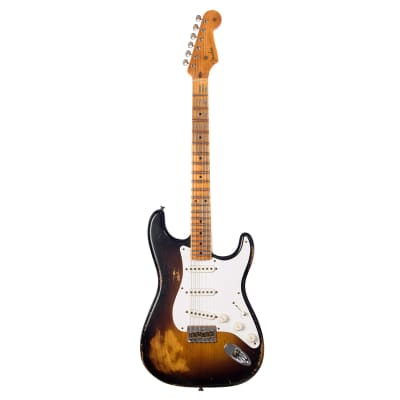 Fender Custom Shop Limited Edition 70th Anniversary 1954 Stratocaster Hardtail Heavy Relic - Wide Fade 2 Tone Sunburst - 1 off Electric Guitar NEW! image 6