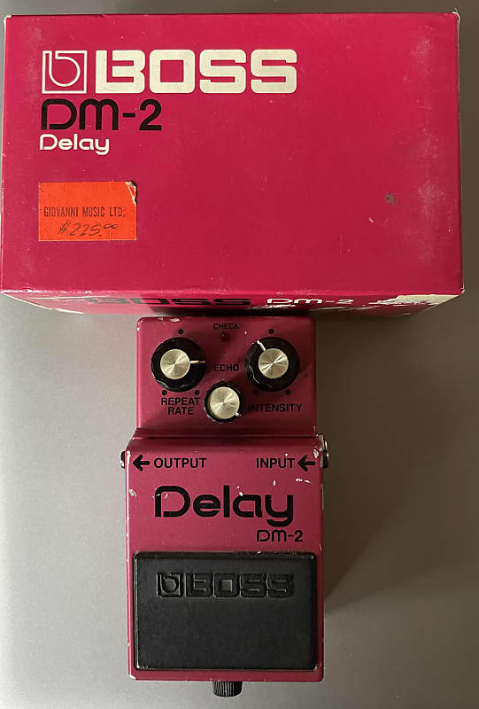 ギター Retro Sonic Analog Delay boss dm-2 Feature – 1982 BOSS DM-2 Delay