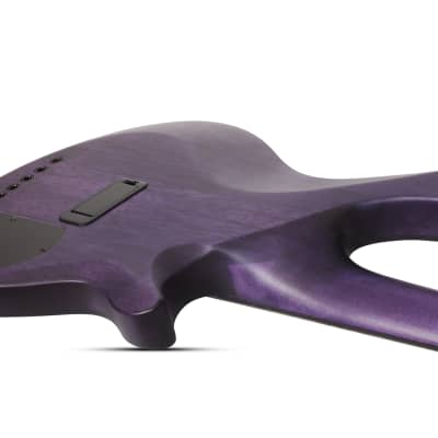 Schecter C-5 GT Bass LH Satin Trans Purple image 6