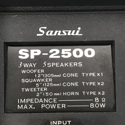 Sansui SP-2500 Crossover Pair image 10