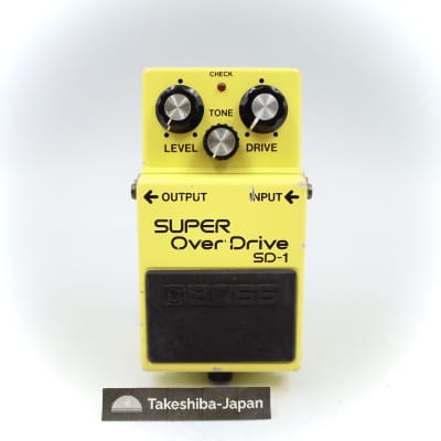 Boss SD-1 Super Overdrive 1981 - 1988 Made In Japan | Reverb