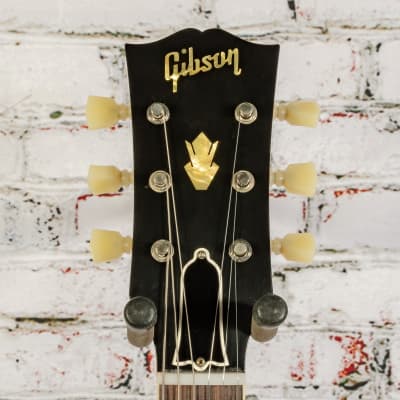 Gibson - 1961 ES-335 Reissue - Semi-Hollow Electric Guitar - Ultra Light Aged 60s Cherry - w/ Black/Yellow Custom Shop Hardshell Case - x1665 image 5