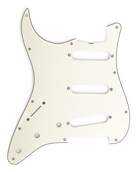 Immagine Fender 005-3617-000 '62 Stratocaster Left-Handed 11-Hole Pickguard 3-Ply - 1