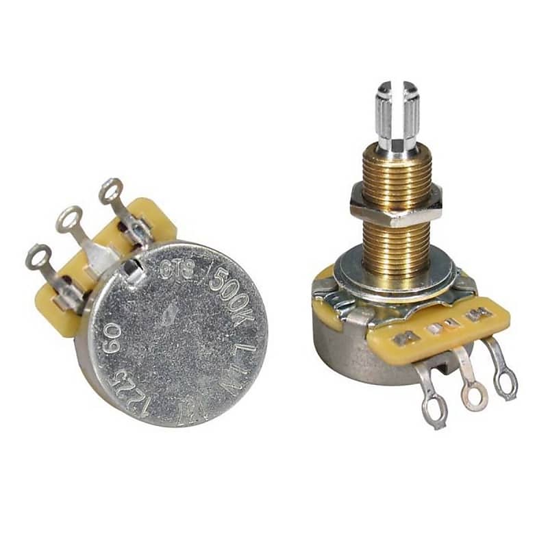 CTS Pot Long Shaft 500K Linear Tone Reverb UK