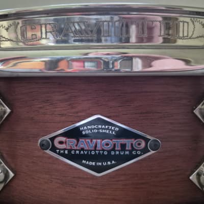 Craviotto 4x14 Custom-Shop Mahogany 2005 image 11