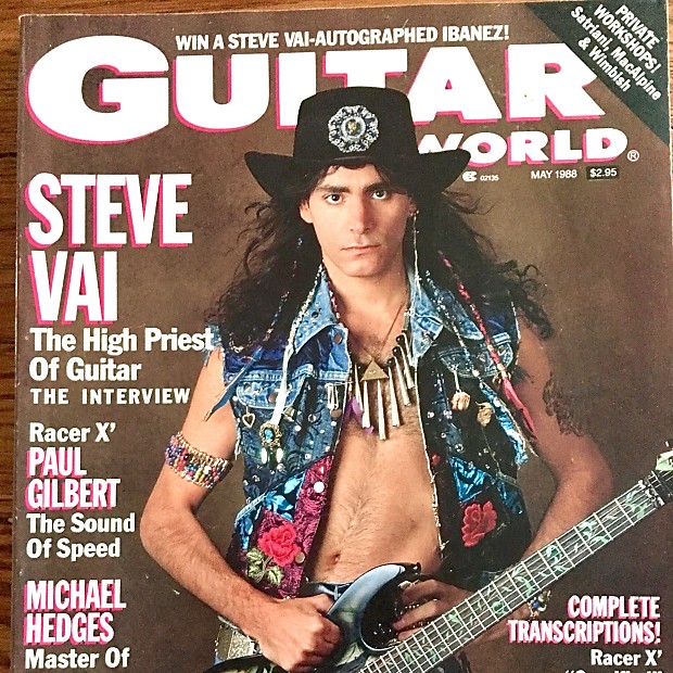 Steve Vai '1988 Skyscraper TOURピック Steve Vai、9年ぶりの単独来日公演を10月に東阪で開催！アルバム