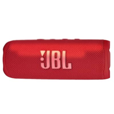 JBL Flip 6 Portable Waterproof Bluetooth Speaker (Red) + JBL T110 in Ear Headphones image 2
