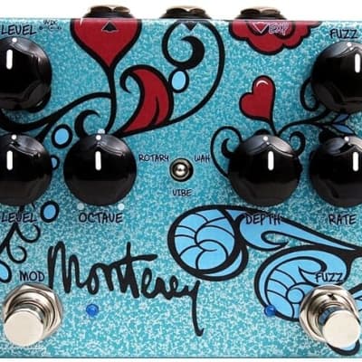Keeley Monterey Rotary Fuzz Vibe 2016 - Present - Blue / Graphic image 1