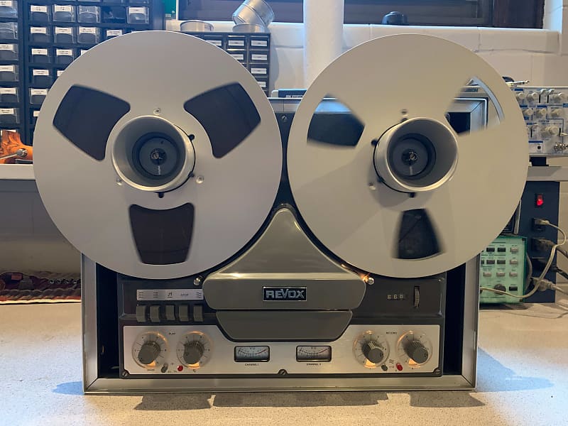 Studer Revox G36 1/4 reel to reel deck 3.75 / 7.5ips - runs and plays  well!